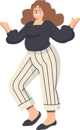 dancingpeople-icon-excited-gestures-sketch-cartoon-characters-818597