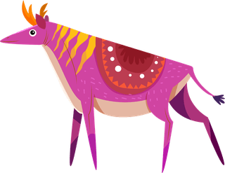 deeranimals-icons-colorful-cartoon-peafowl-turtle-reindeer-sketch-889816