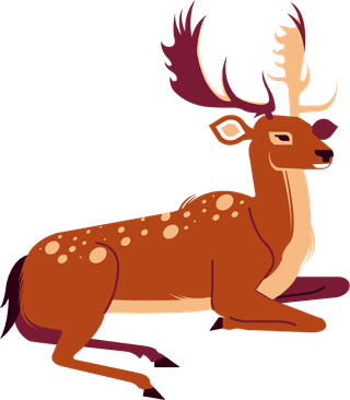 deerreindeer-species-icons-colored-cartoon-sketch-753022