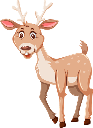 deerset-of-animals-and-nature-objects-illustration-414618