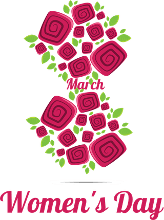 detailedpattern-heart-womens-day-flower-labels-set-296314