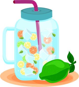 detoxwater-drink-bottles-jar-carafe-flat-icons-collection-with-lemon-honey-mint-isolated-64328