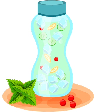 detoxwater-drink-bottles-jar-carafe-flat-icons-collection-with-lemon-honey-mint-isolated-461385