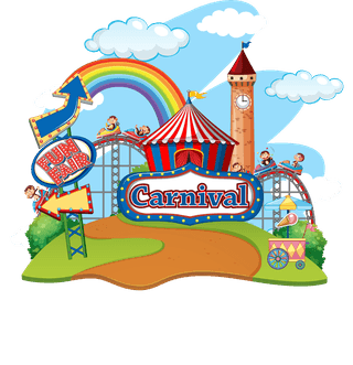 differentbungalows-and-island-beach-theme-and-amusement-park-isolated-on-white-back-816841