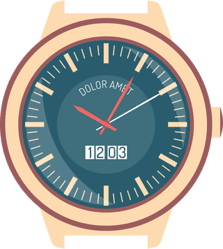 differenttypes-watches-flat-icons-collection-471832