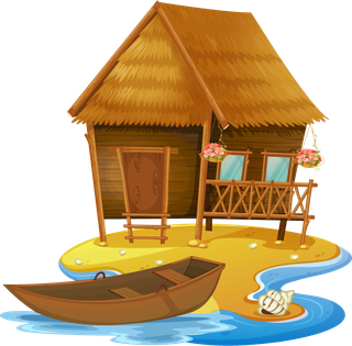 asianthatched-house-wooden-house-clipart-494846