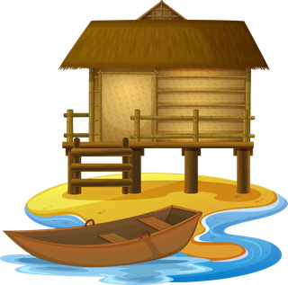 asianthatched-house-wooden-house-clipart-484716