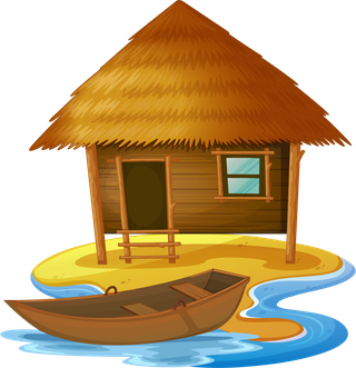 asianthatched-house-wooden-house-clipart-477760