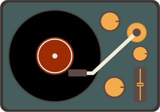 discplayer-vintage-musical-instrument-collection-colored-flat-design-440744