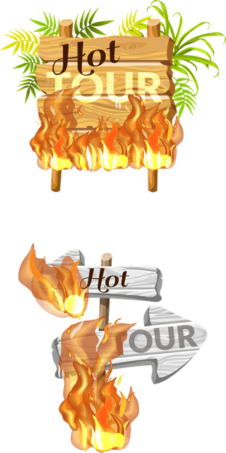 discountwooden-sign-with-fire-flame-vector-5657