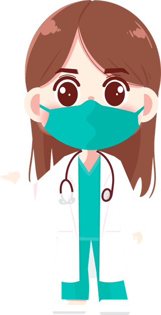 doctornurse-professional-team-health-medical-set-hand-drawn-cartoon-art-illustration-801247