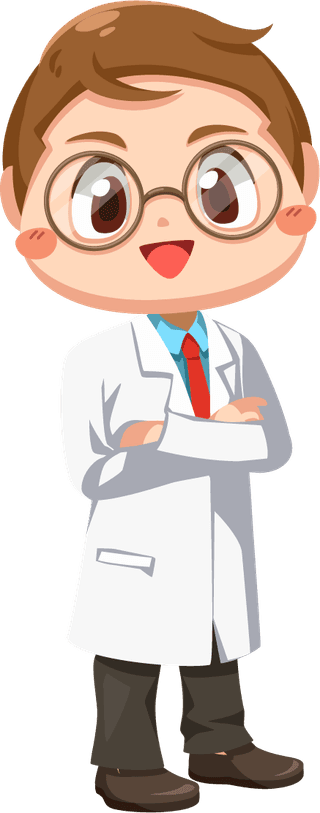 doctorset-doctor-with-stethoscope-patient-with-film-x-ray-cartoon-character-599019