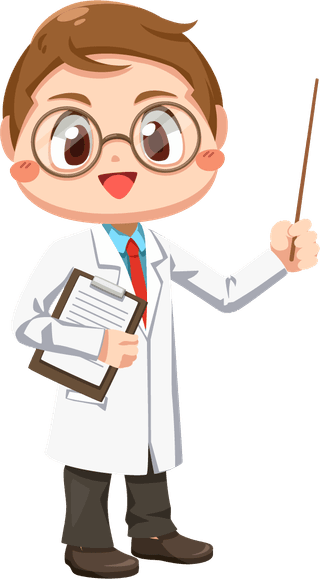 doctorset-doctor-with-stethoscope-patient-with-film-x-ray-cartoon-character-708250