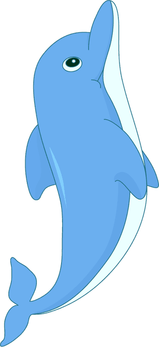 simpleblue-cartoon-swiming-dolphin-16812
