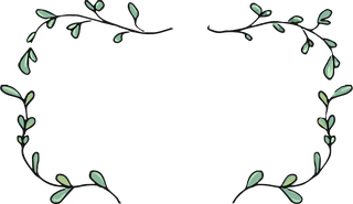 doodleleaf-frame-clipart-cute-botanical-illustration-vector-494577
