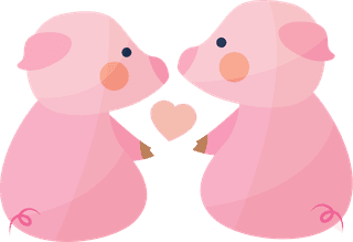 doublepig-valentine-s-day-animal-couple-collecion-620962