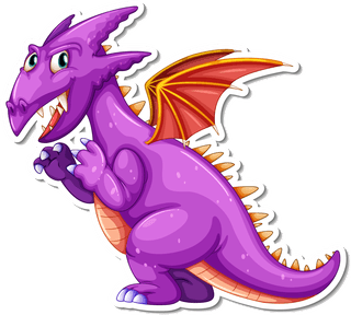 dragonsticker-set-with-different-fairytale-cartoon-characters-550438