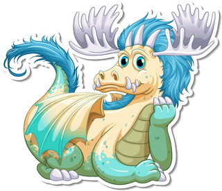 dragonsticker-set-with-different-fairytale-cartoon-characters-206727