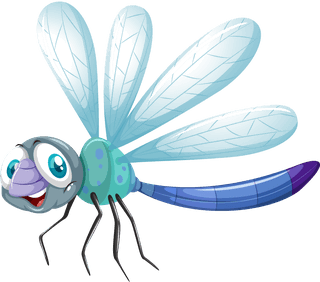 dragonflyset-insect-sticker-748608
