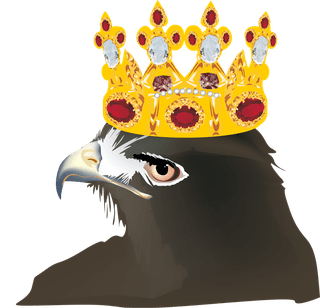 eagleking-crown-with-eagle-head-vector-784550