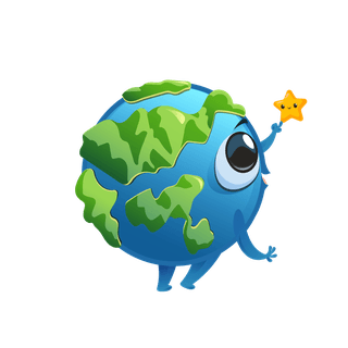 earthcartoon-stickers-with-earth-moon-cartoon-characters-888220