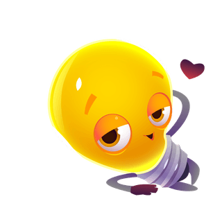 electriclight-bulb-funny-light-bulbs-characters-emoji-icons-set-566951