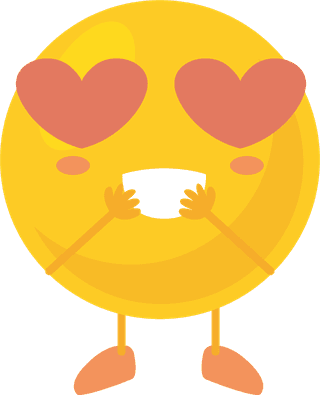 emoticoncollection-of-cute-cartoon-yellow-emoji-in-love-vector-667970