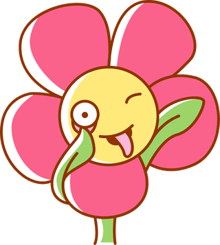 emoticonflower-sticker-element-289276