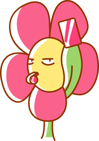 emoticonflower-sticker-element-301097