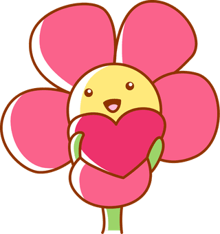 emoticonflower-sticker-element-306673