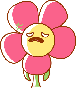 emoticonflower-sticker-element-318499