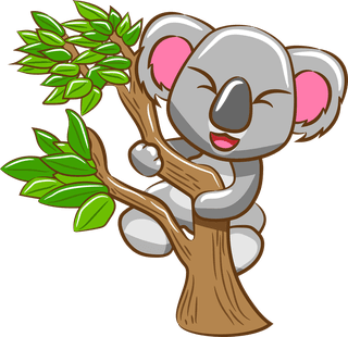 eucalyptusleaf-animals-set-of-cut-cartoon-koalas-in-tree-isolated-on-white-background-660605