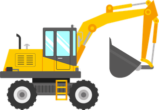 excavatorconstruction-site-work-illustration-with-machine-and-workers-667471