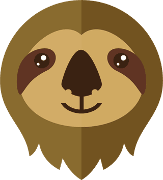 facefolivora-set-of-sloth-faces-cartoon-showing-different-emotions-vector-770341