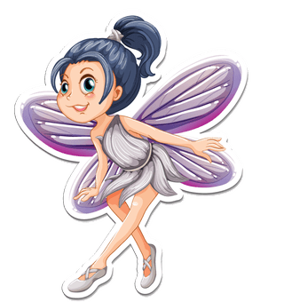 fairyset-stickers-with-beautiful-fairies-mermaid-cartoon-character-298555