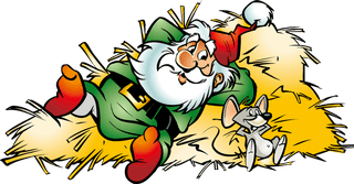 fairytale-characters-lovely-christmas-vector-illustration-background-material-873125