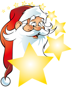 fairytale-characters-lovely-christmas-vector-illustration-background-material-757642