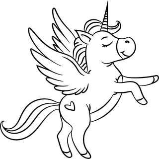 fairytale-icons-handdrawn-unicorns-rainbow-sketch-143269