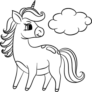 fairytale-icons-handdrawn-unicorns-rainbow-sketch-244338
