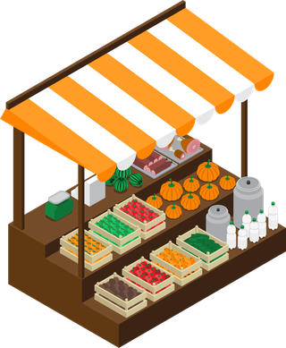 isometricfarm-market-stall-illustration-594242