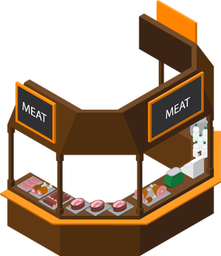 isometricfarm-market-stall-illustration-579402