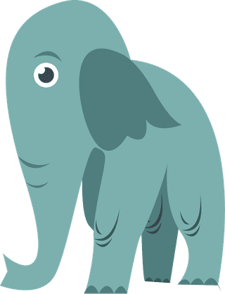 fatelephant-elephant-icons-collection-colored-cartoon-design-181754