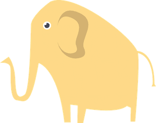fatelephant-elephant-icons-collection-colored-cartoon-design-675043