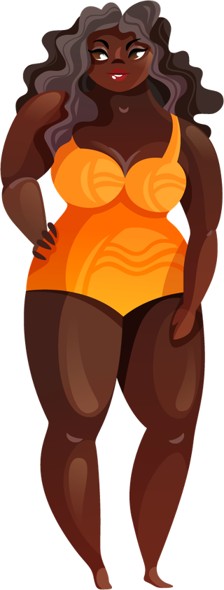 fatgirl-in-dress-vector-923898