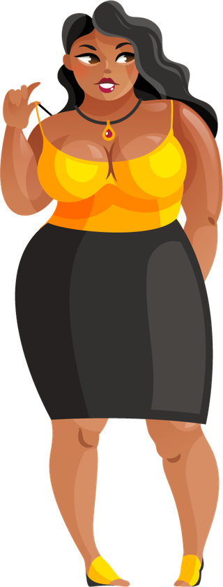 fatgirl-in-dress-vector-938071