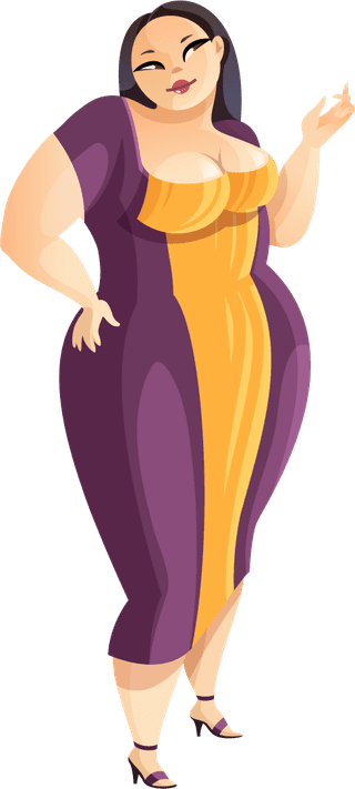 fatgirl-in-dress-vector-141754