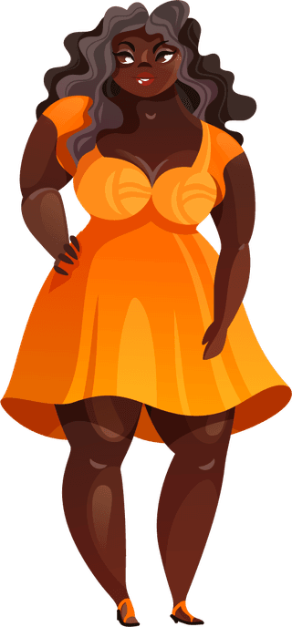 fatgirl-in-dress-vector-296878
