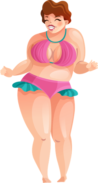 fatgirl-in-dress-vector-666087