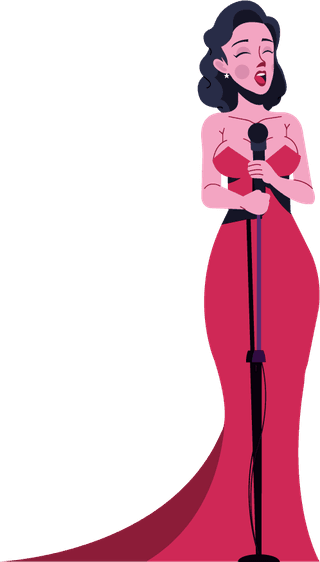 femalesinger-female-singers-icons-performing-sketch-colored-cartoon-characters-811491
