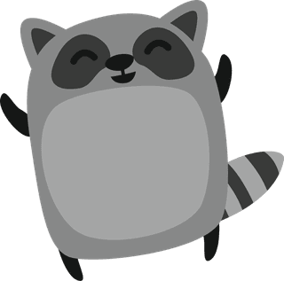 ferretscute-racoon-cartoon-vectors-the-cutest-little-raccoon-cartoon-681165